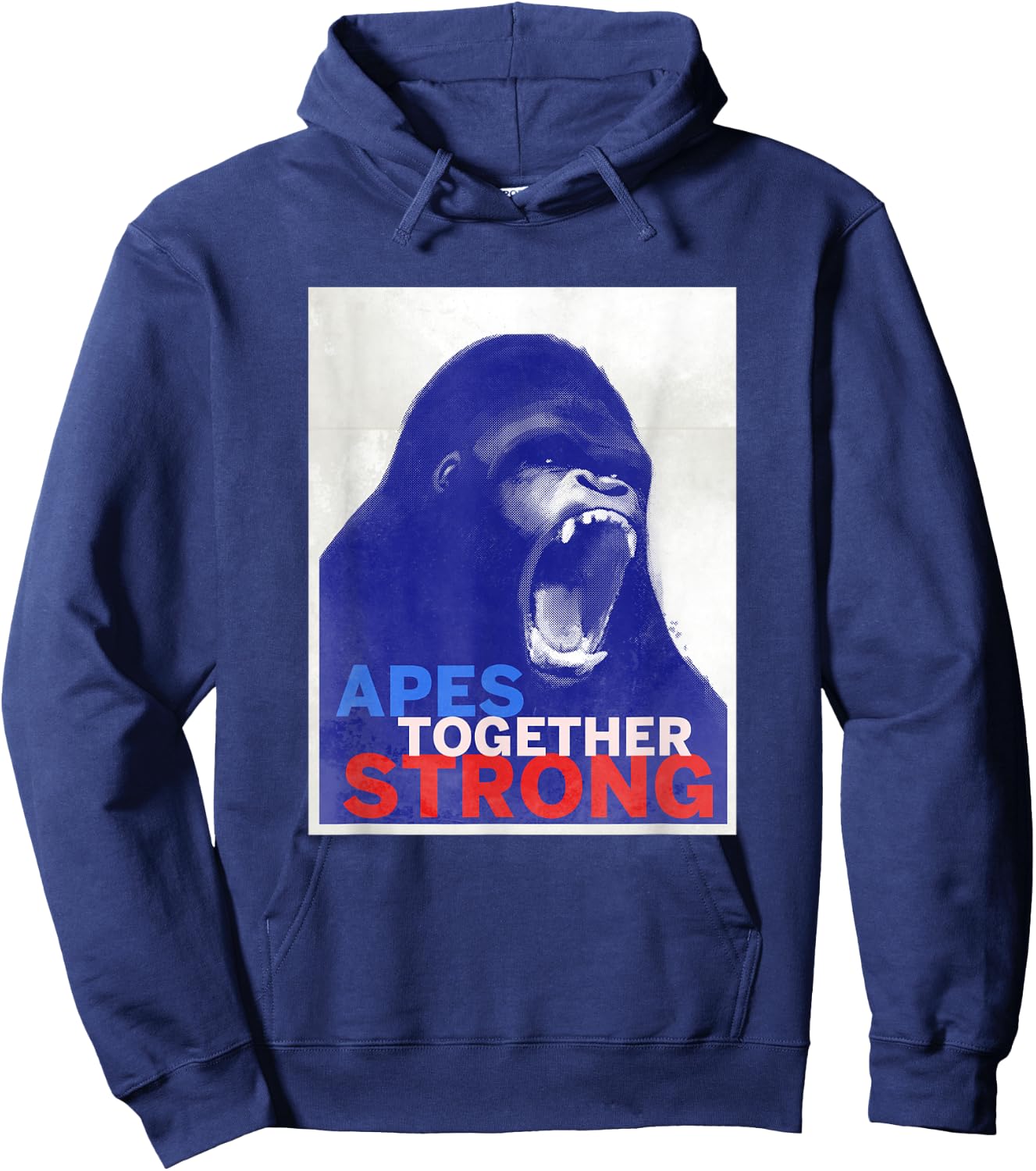 Apes Together Strong Graphic Shirt for Ape Fans Hoodie - Hoodie | Navy