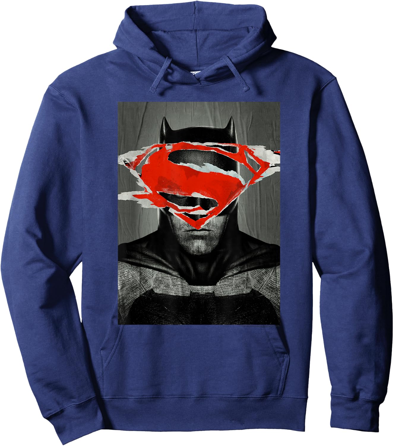 Batman v Superman Batman Poster T Shirt Hoodie - Hoodie | Navy