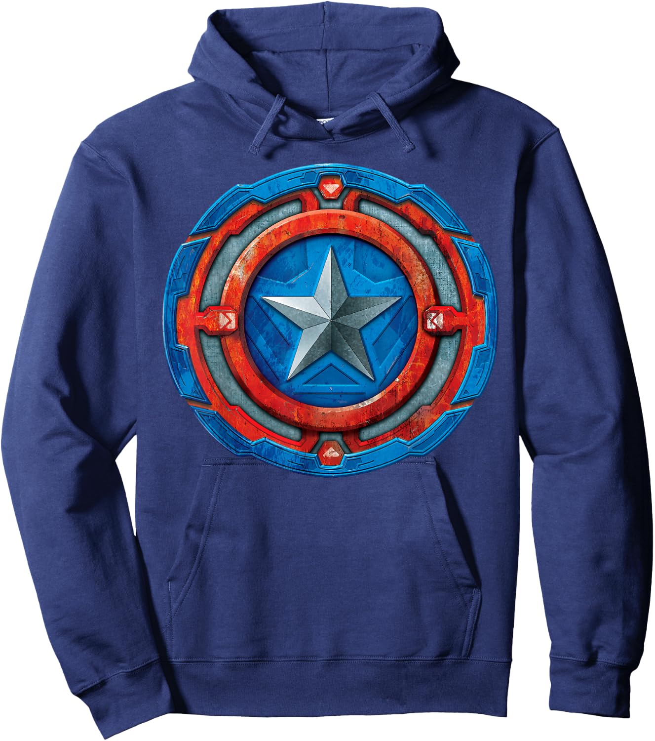Marvel Avengers Mech Strike Captain America Hoodie - Hoodie | Navy