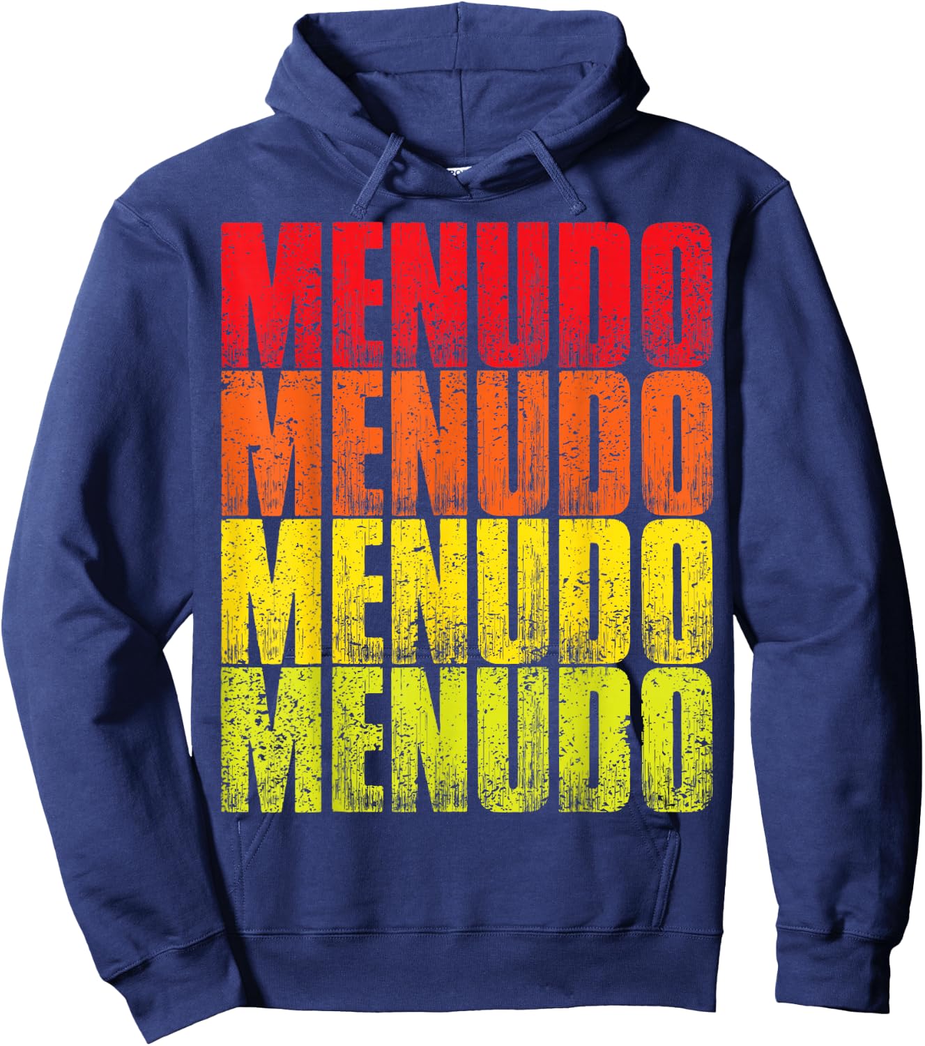 Classic Vintage Retro Menudo T- Shirt Hoodie - Hoodie | Navy