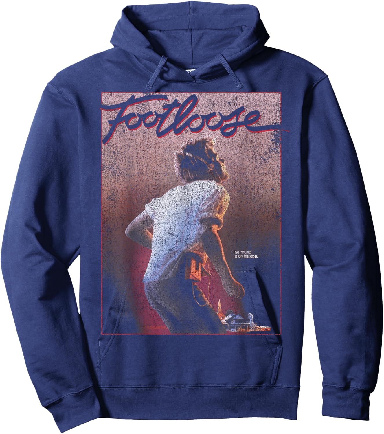 Footloose Classic Poster Hoodie - Hoodie | Navy