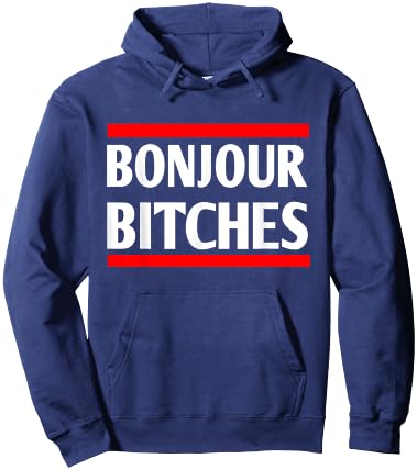 Bonjour bitches Hoodie - Hoodie | Navy