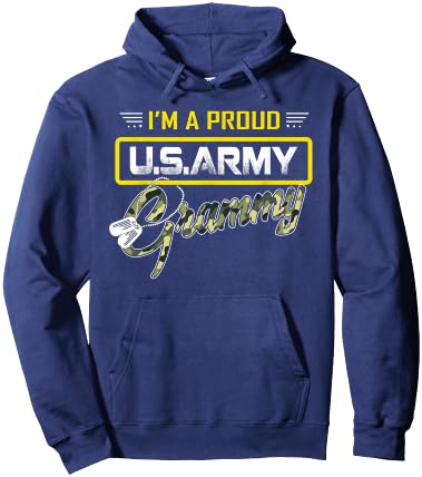 I'm A Proud Army Grammy Hoodie - Hoodie | Navy
