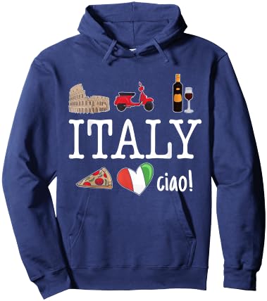Love Italy and Everything Italian Culture Hoodie - Hoodie | Navy
