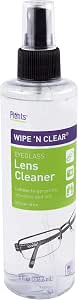 Flents Wipe 'N Clear Eyeglass Lens Cleaner Spray, Anti-Fog Streak-Free Anti-Smudge Formula for Glasses, Sunglasses, Screens & Camera Lenses, Safe for Coated Lenses, 8 fl oz (236 mL)