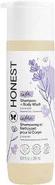 The Honest Company 2-in-1 Baby Shampoo & Body Wash, Tear-Free, Hypoallergenic, Naturally Derived, Lavender Calm Scent, 10 fl oz