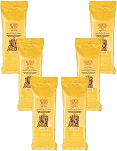 Burt's Bees for Pets Multipurpose Grooming Wipes - All-Purpose Cleaning & Grooming for Dogs - Cruelty-Free, 50 Count (6 Pack)