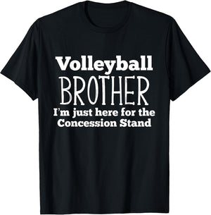 Funny Volleyball Brother Boys Shirt Sibling Son Game