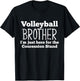 Funny Volleyball Brother Boys Shirt Sibling Son Game