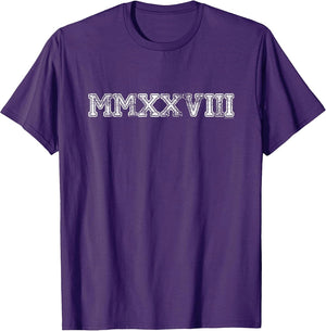 Class of 2028 Shirt MMXXVIII Graduation Him Her Senior 2028