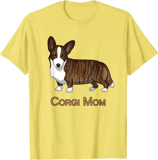 Black Tan Brindle Cardigan Welsh Corgi Mom Dog Lover Gift