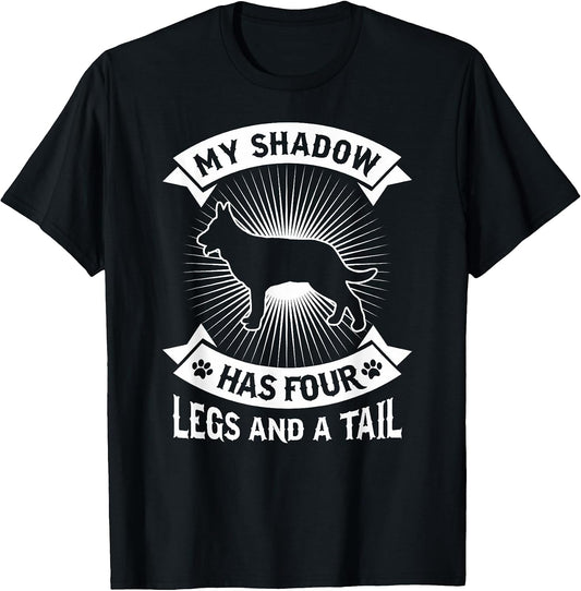 My Shadow Has 4 Legs And A Tail German Shepherd Dog