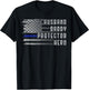 Husband Daddy Protector Hero Thin Blue Line Police Flag