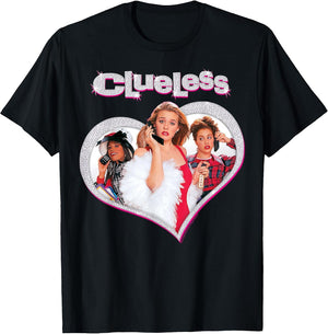 Clueless Cher's Trio Sparkle Heart Poster Graphic