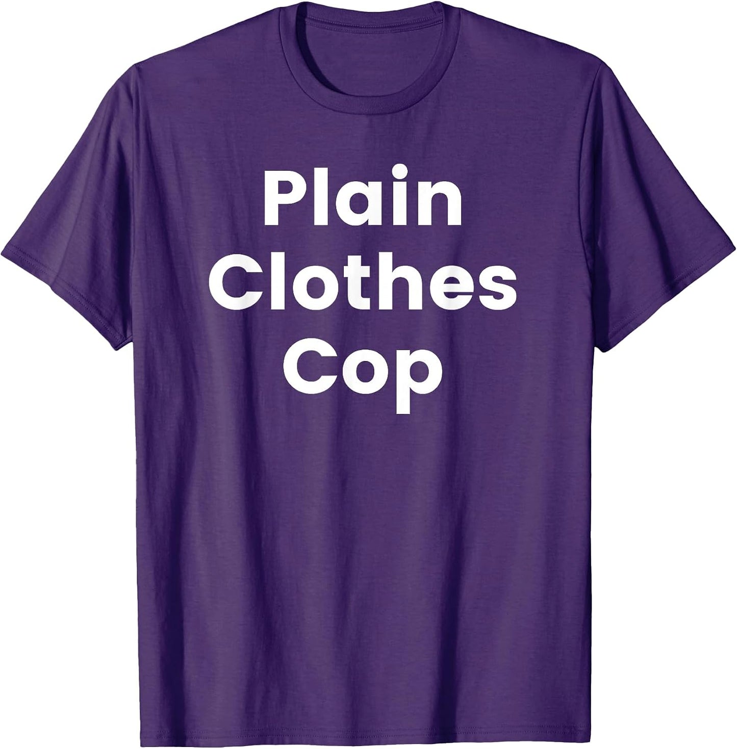 Plain Clothes Cop Shirt - Undercover Police Costume