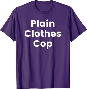 Plain Clothes Cop Shirt - Undercover Police Costume
