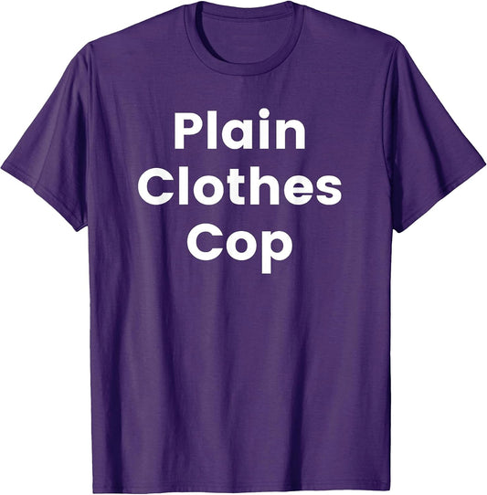 Plain Clothes Cop Shirt - Undercover Police Costume