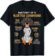 Bluetick Raccoon Dog Funny Anatomy Dog Gift