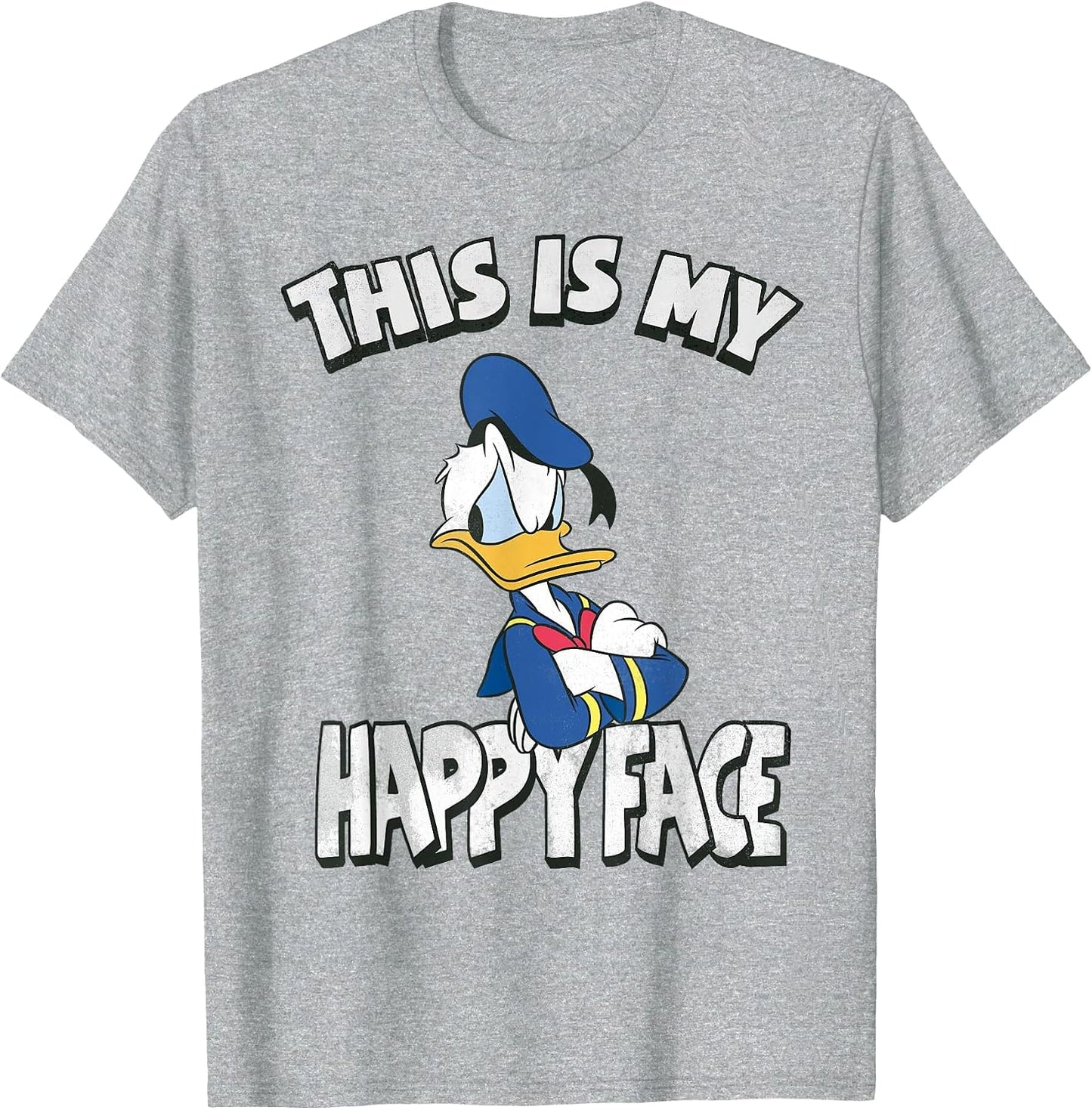 Disney Donald Duck Angry Grumpy This is My Happy Face