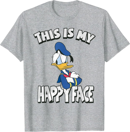 Disney Donald Duck Angry Grumpy This is My Happy Face