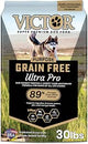 VICTOR Super Premium Dog Food – Grain Free Ultra Pro Kibble – High Protein, Low Carb for Active Dogs – 42% Protein Kibble for Sporting Dogs of All Breeds & Sizes, 30 lb