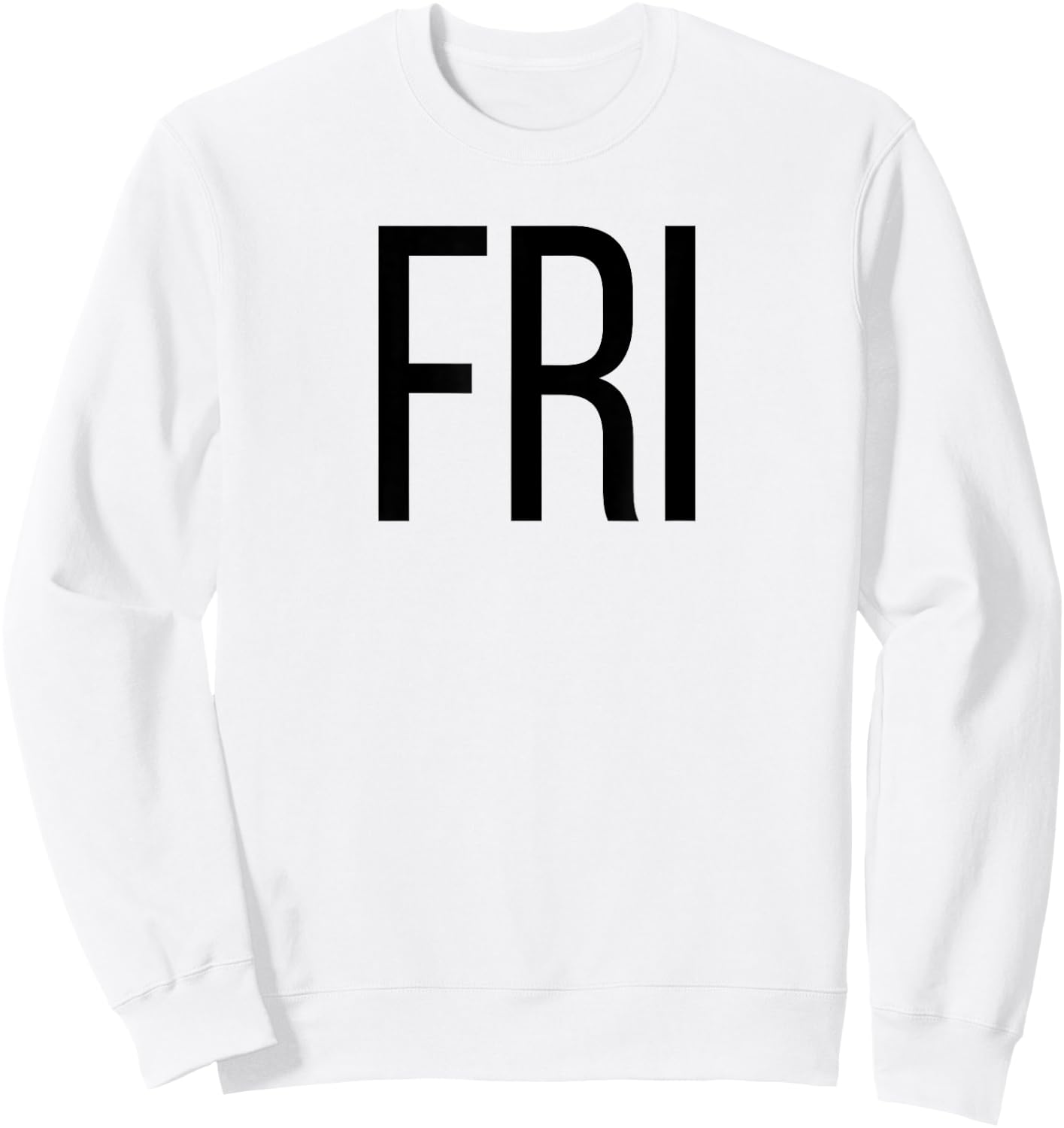 Friday Days of the Week , Costume, Shark Set Sweatshirt - Sweatshirt | White