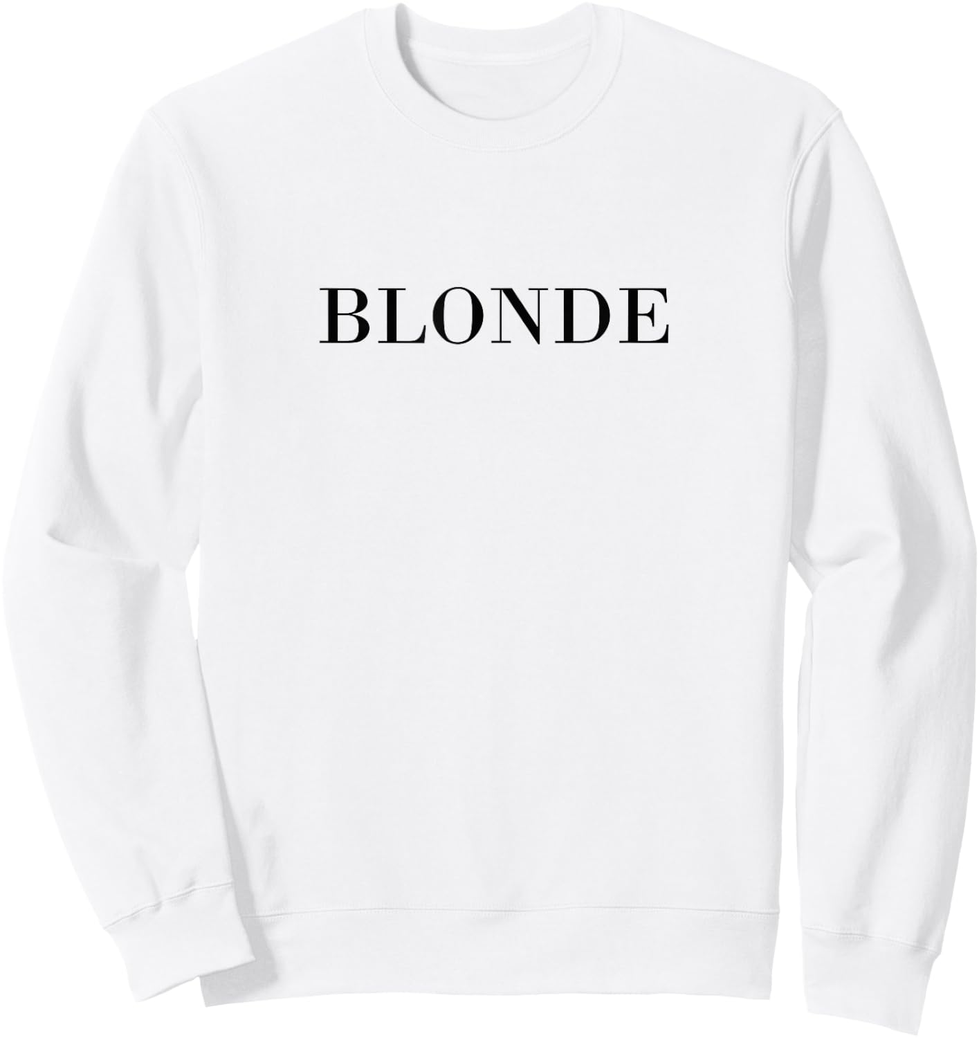Blonde Cute T Shirt Sweatshirt - Sweatshirt | White