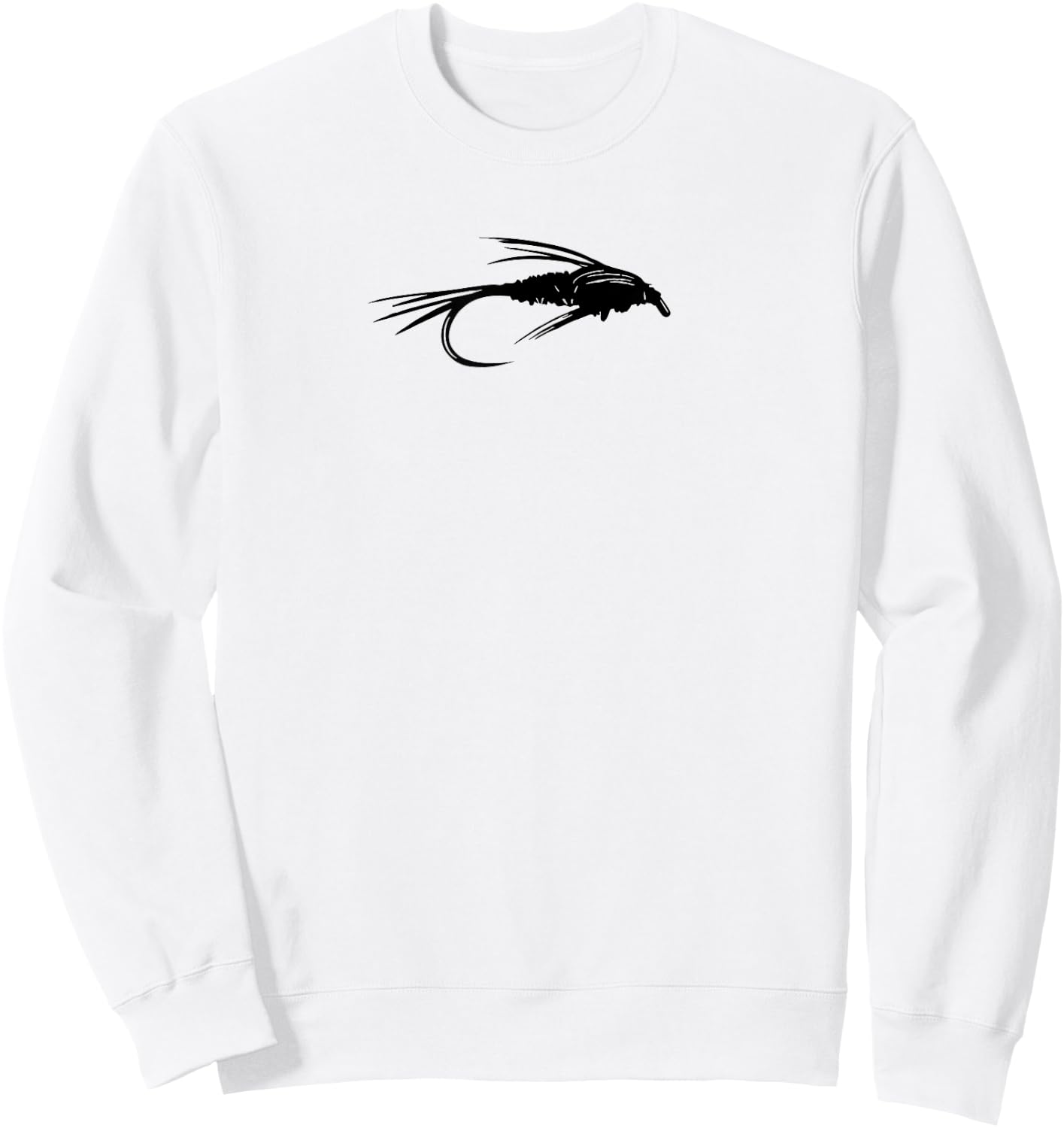 Pheasant Tail Nymph Emerger Fly Fishing Fly Gift Sweatshirt - Sweatshirt | White