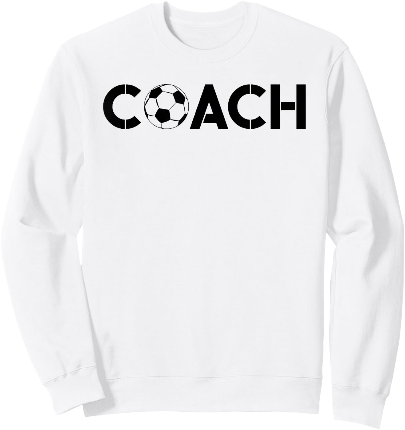 Soccer Football Coach Men's Women's Sweatshirt - Sweatshirt | White