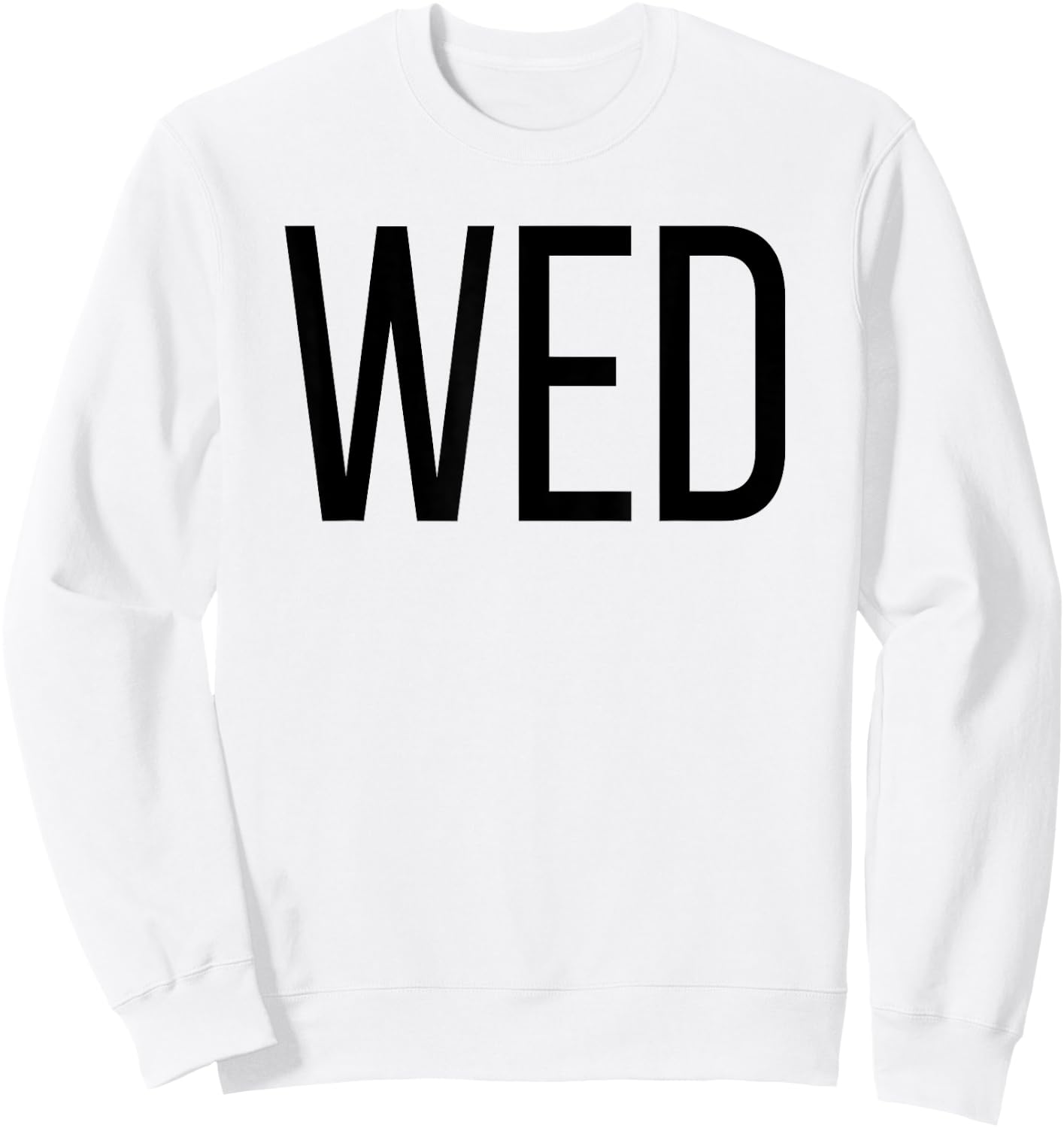 Wednesday Days of the Week , Costume, Shark Sweatshirt - Sweatshirt | White