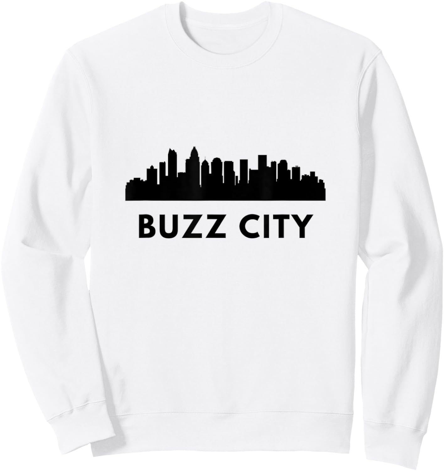 Charlotte Hornet "Buzz City" Shirt Sweatshirt - Sweatshirt | White