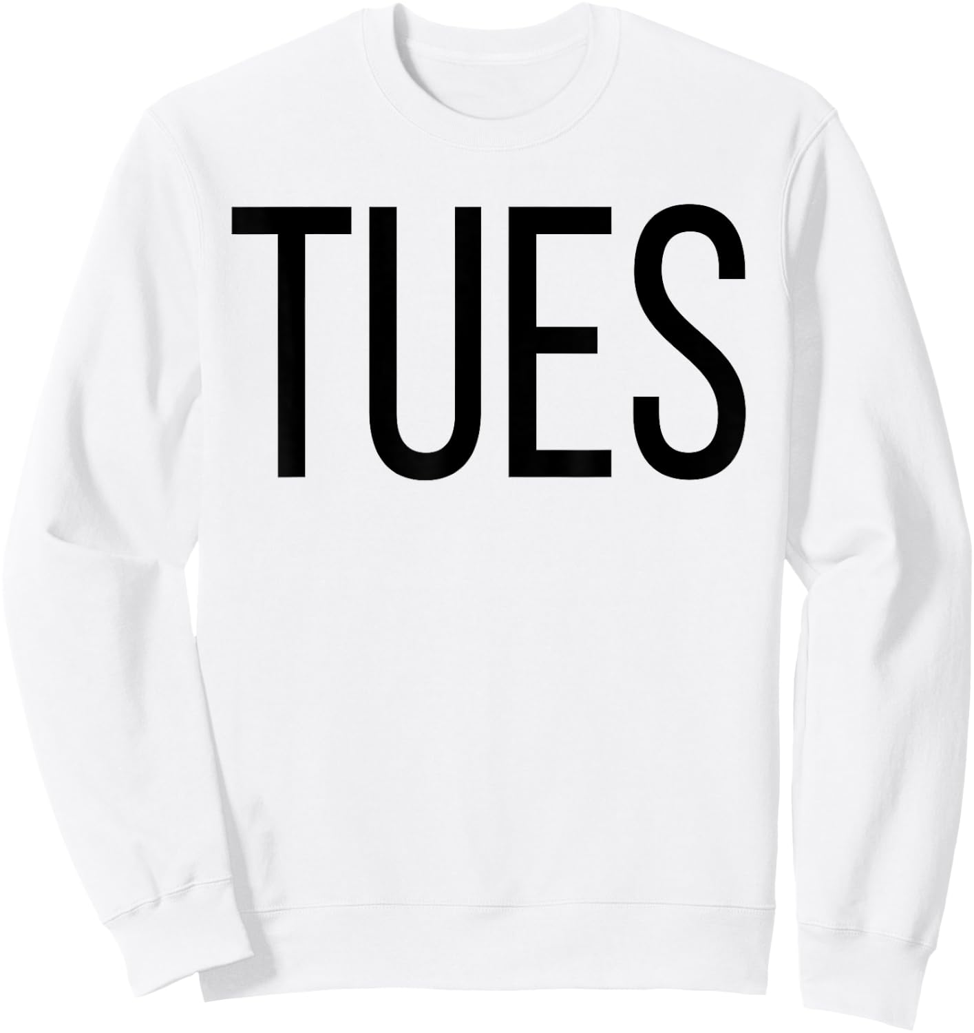 Tuesday Days of the Week , Costume Shark Set Sweatshirt - Sweatshirt | White