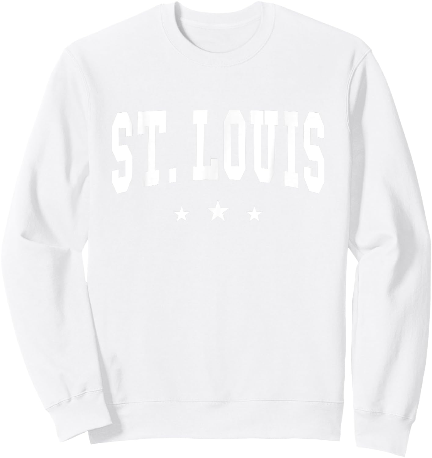 St. Louis - Preppy Varsity - Throwback Design - Classic Sweatshirt - Sweatshirt | White