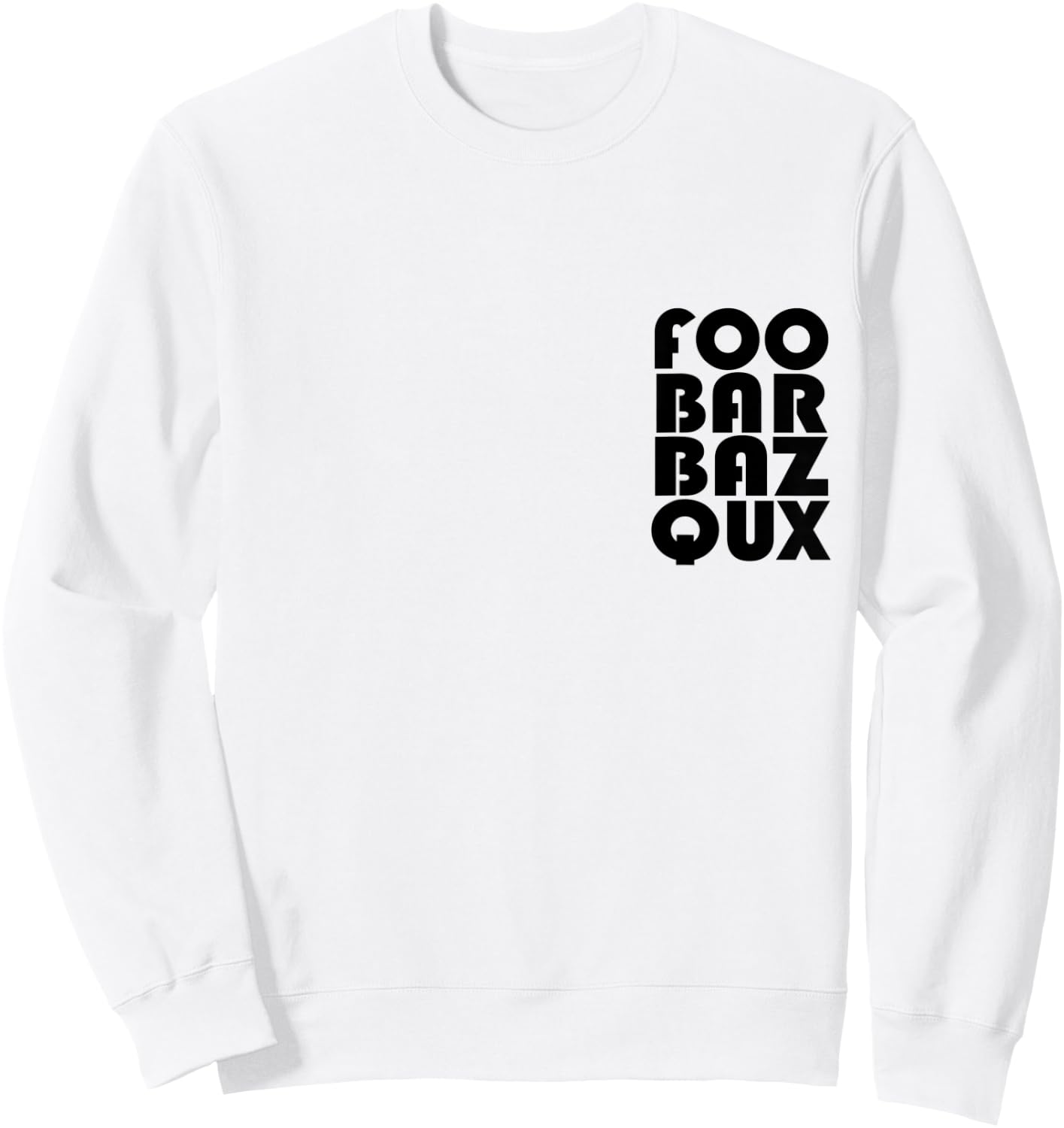 Foo Bar Software Developer Engineer Conference Sweatshirt - Sweatshirt | White