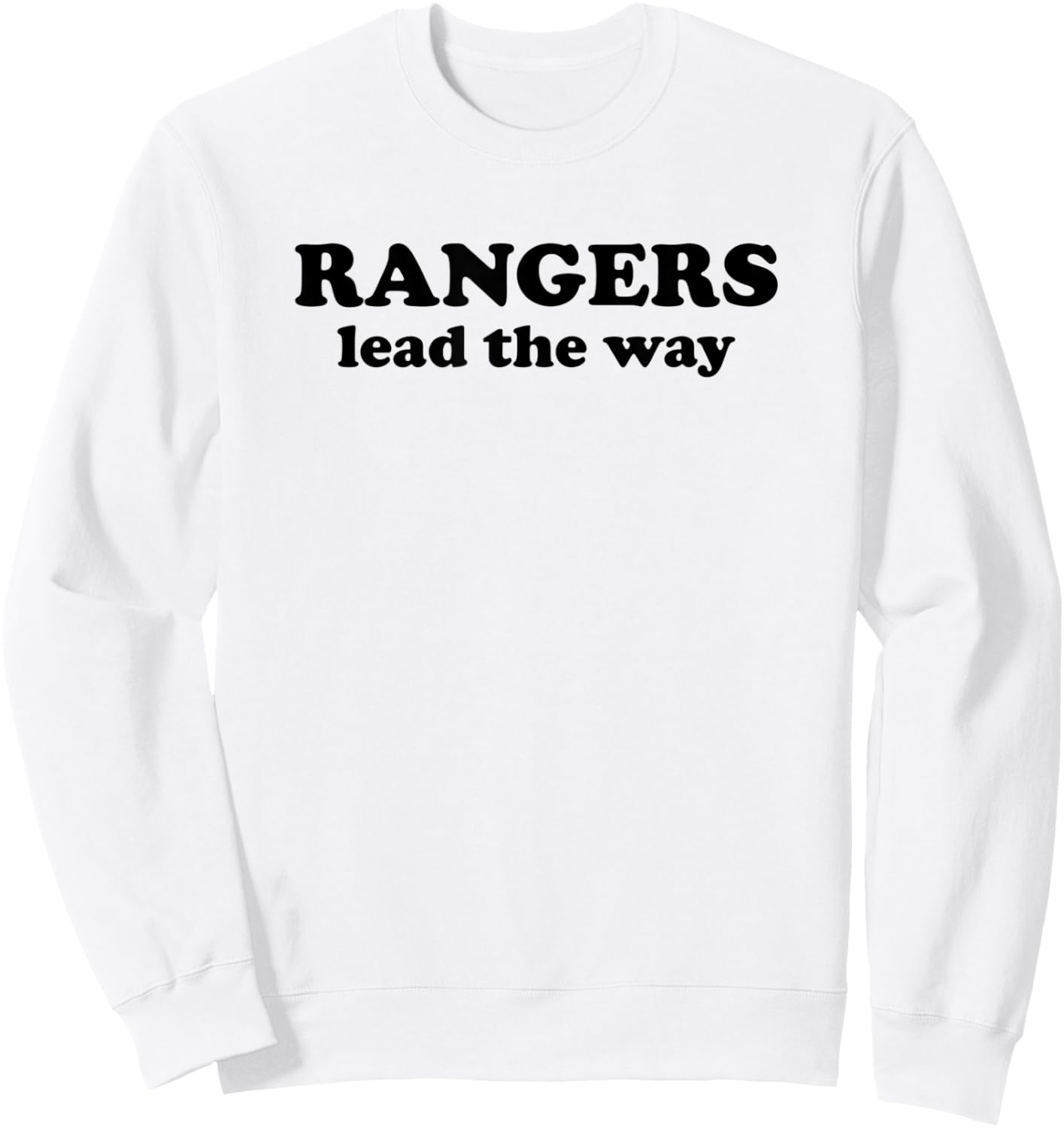 Rangers Lead the Way Sweatshirt - Sweatshirt | White
