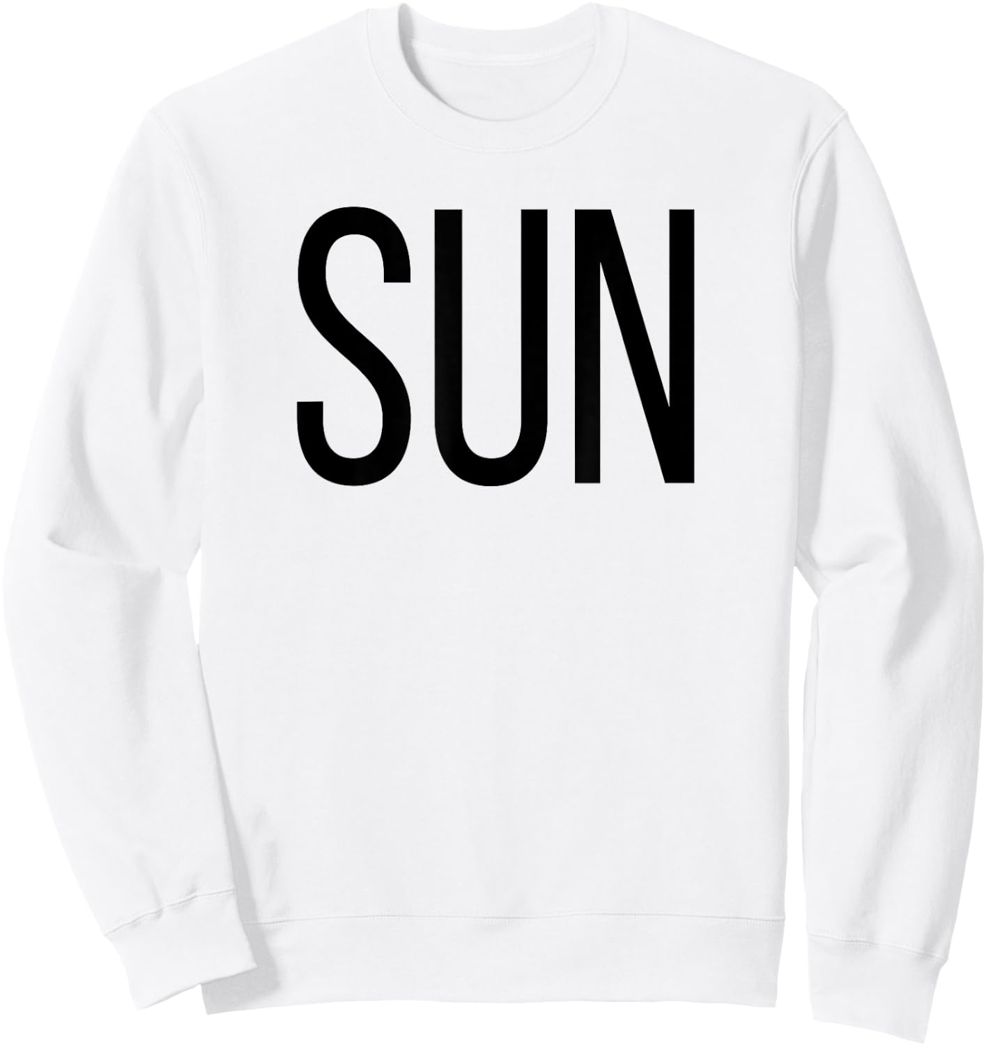 Sunday Days of the Week , Costume, Shark Set Sweatshirt - Sweatshirt | White