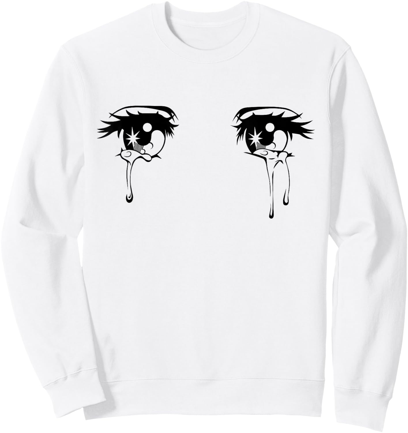 Sexy Stripping Stripper Strip Anime Fantasy Dance - White, , Small, Classic Fit Sweatshirt - Sweatshirt | White