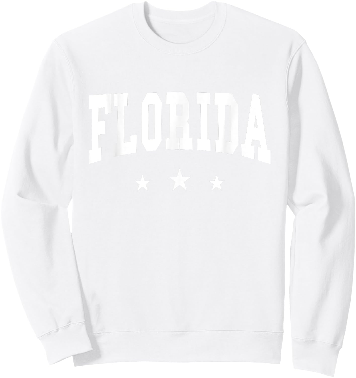 Florida - Preppy Varsity Pink - Throwback Design - Classic Sweatshirt - Sweatshirt | White
