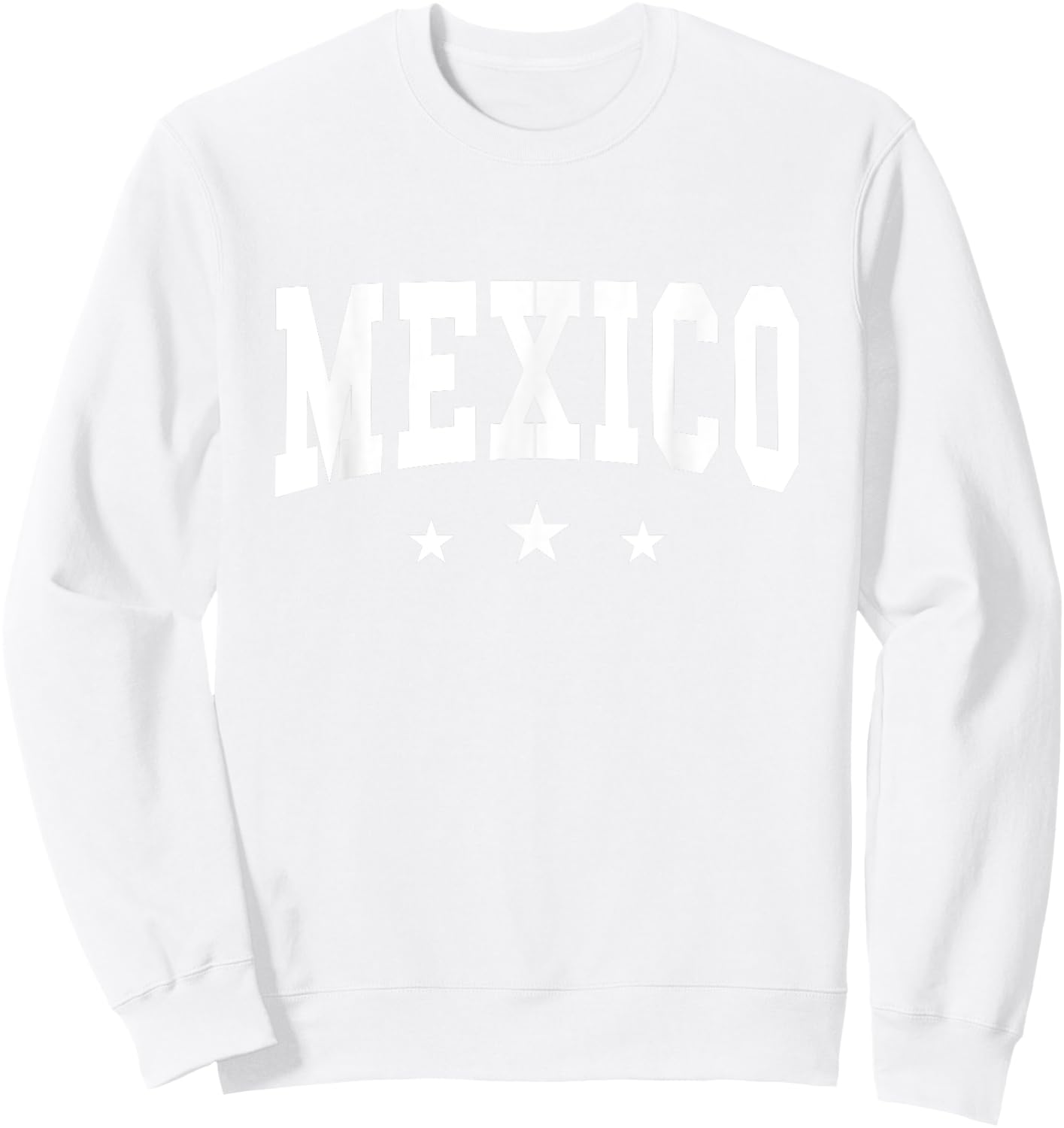 Mexico - Preppy Varsity Pink - Throwback Design - Classic Sweatshirt - Sweatshirt | White