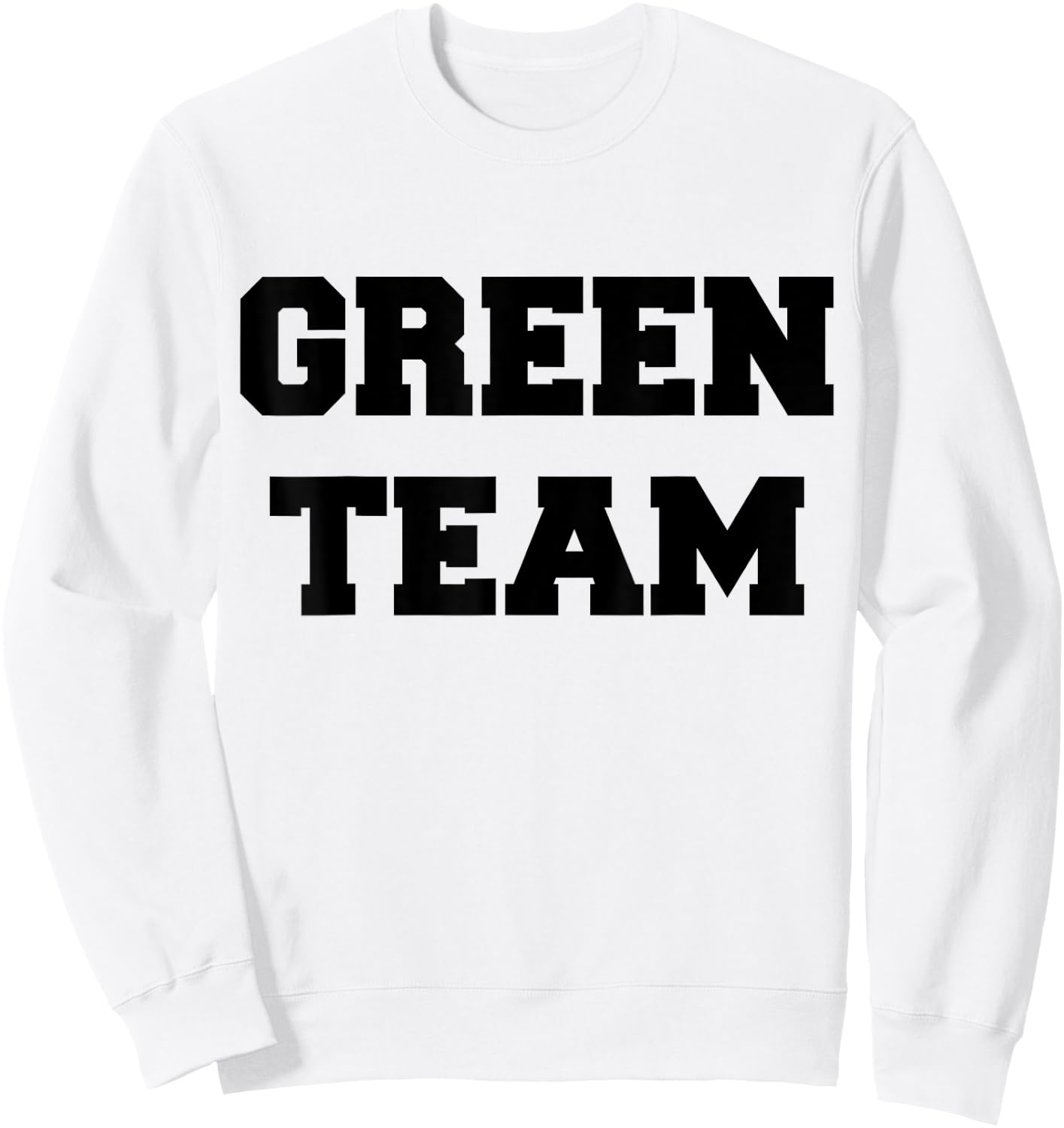 Green Team Sweatshirt - Sweatshirt | White
