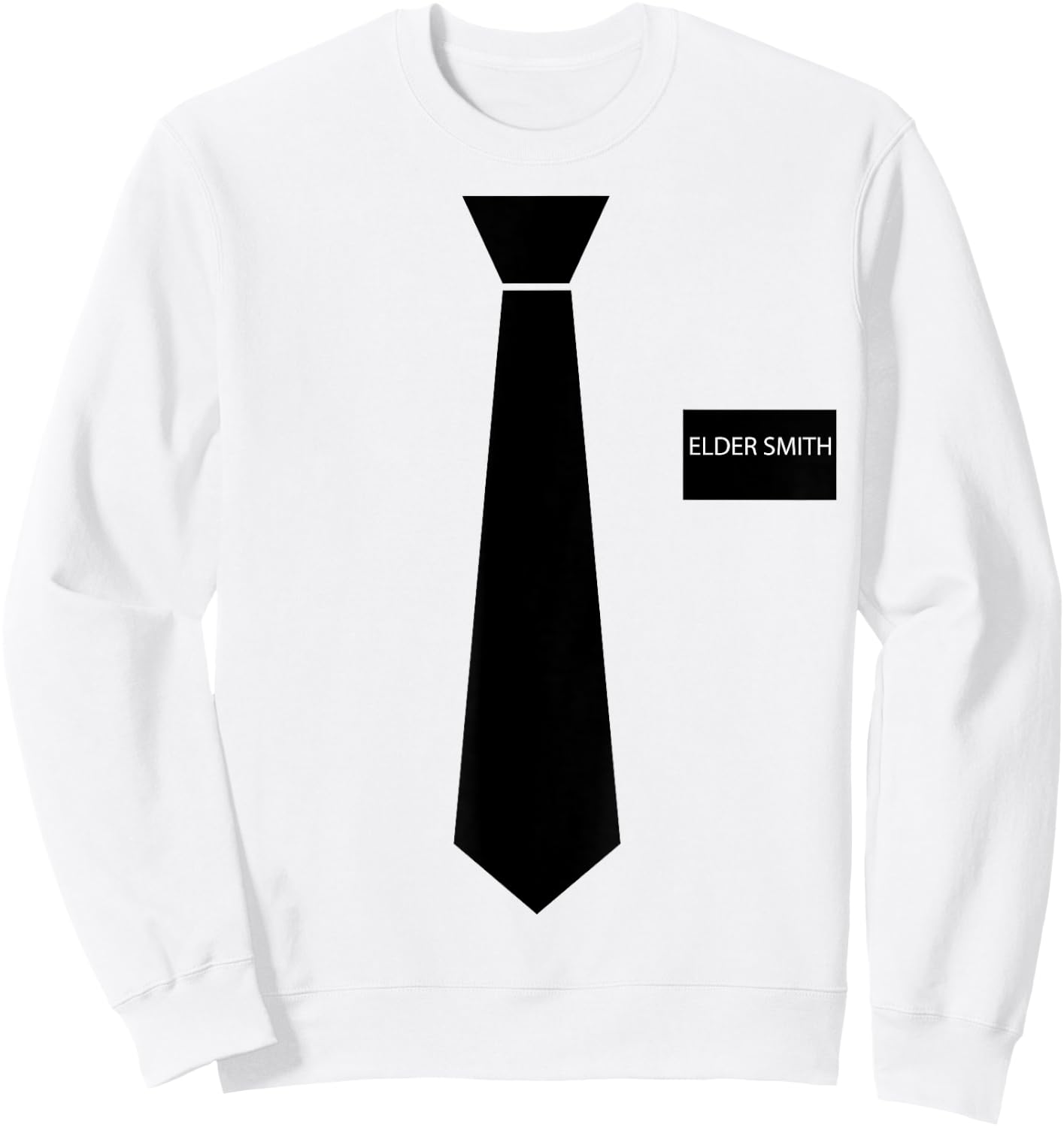 Mormon LDS Missionary Costume Sweatshirt - Sweatshirt | White