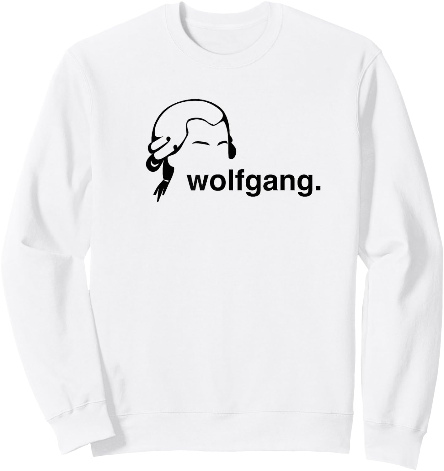 Funny Wolfgang Amadeus Mozart Classical Music Shirt Sweatshirt - Sweatshirt | White