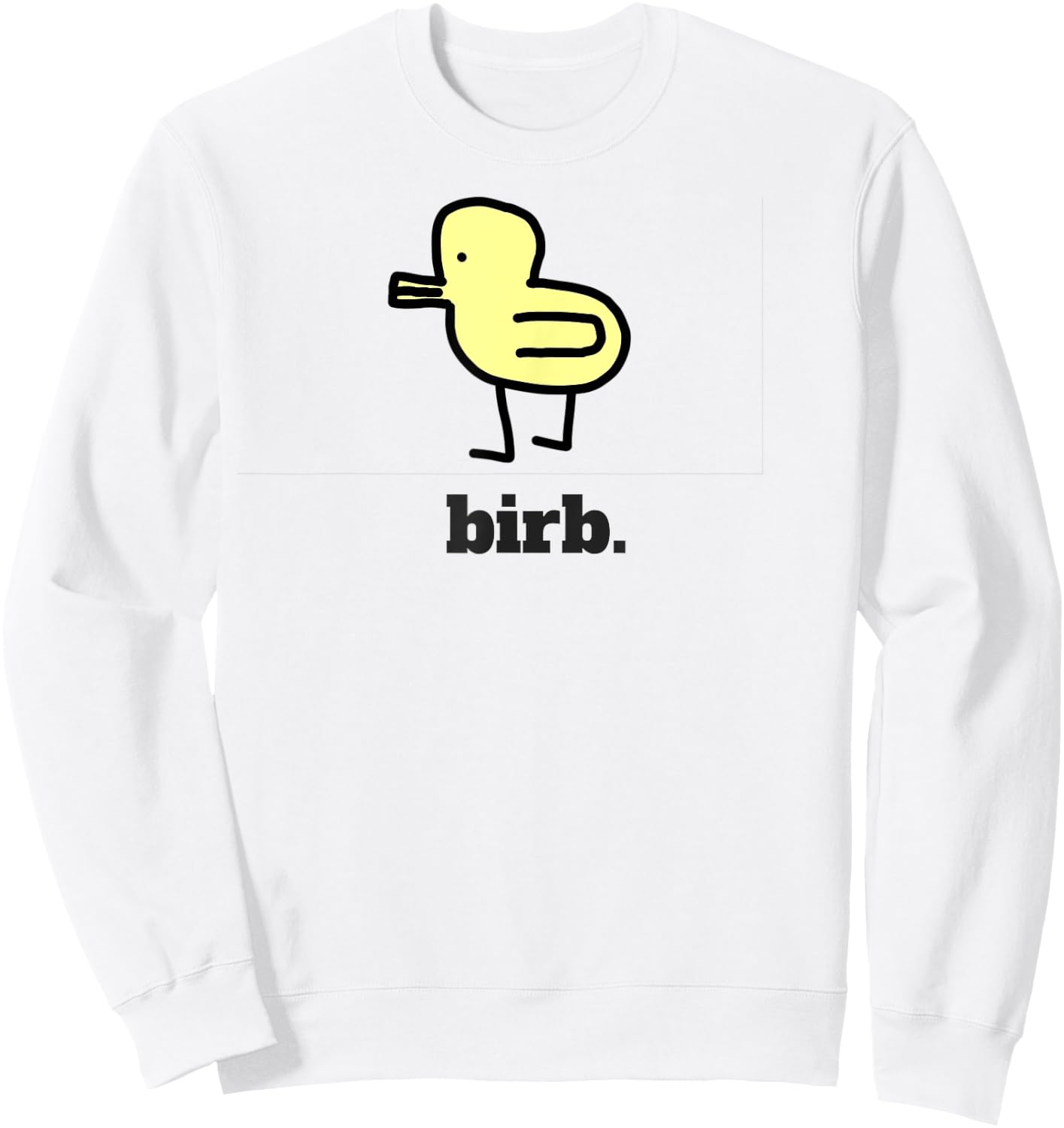 Birb Shirt Sweatshirt - Sweatshirt | White