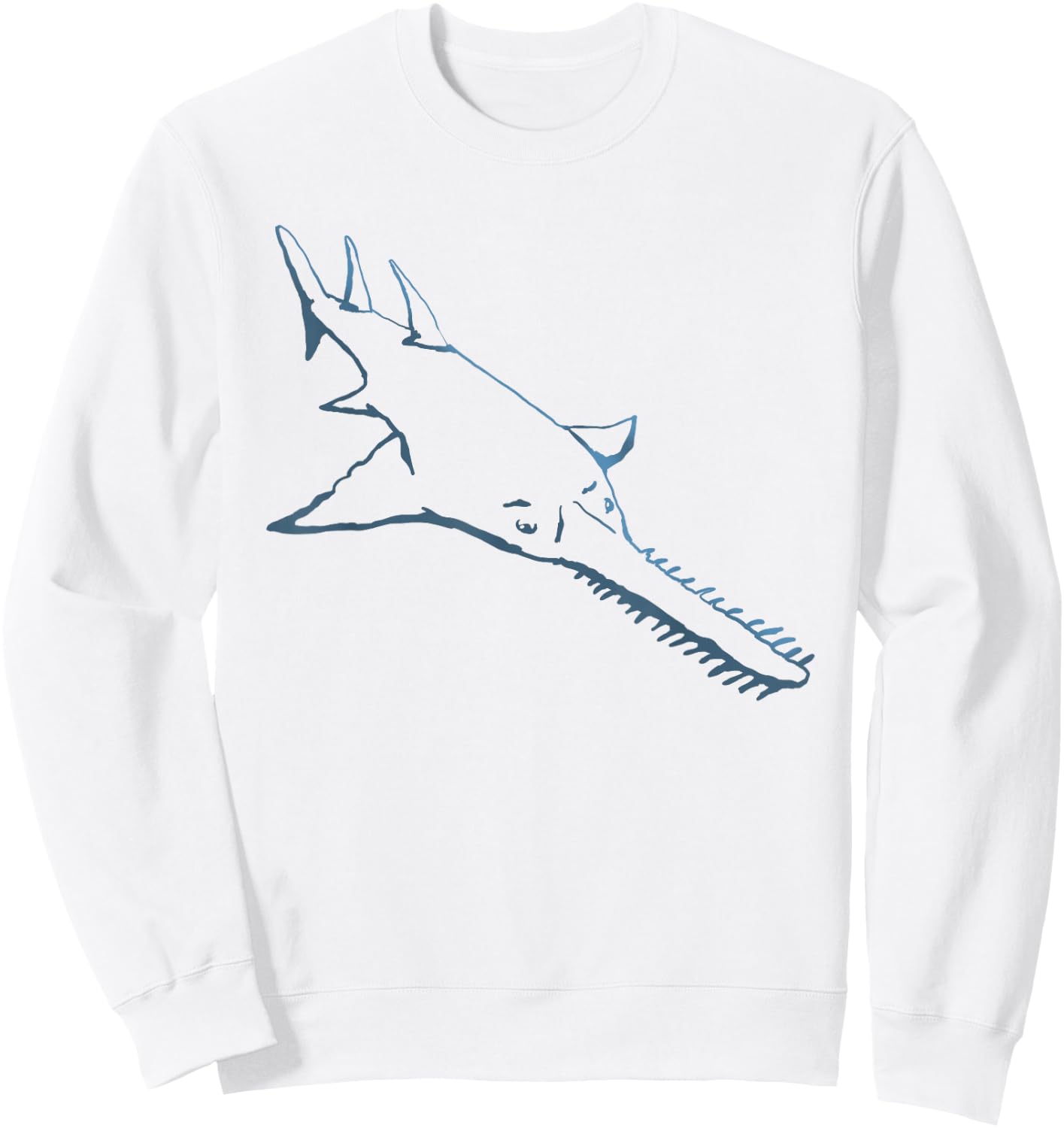 Sawfish T Shirt Sweatshirt - Sweatshirt | White