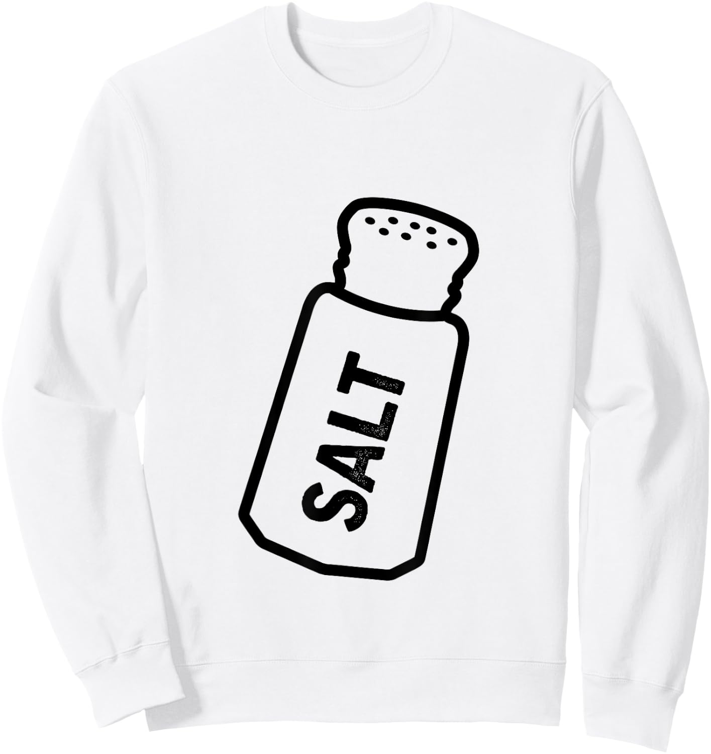 Salt & Pepper BFF Costume Lazy Halloween Costume Sweatshirt - Sweatshirt | White