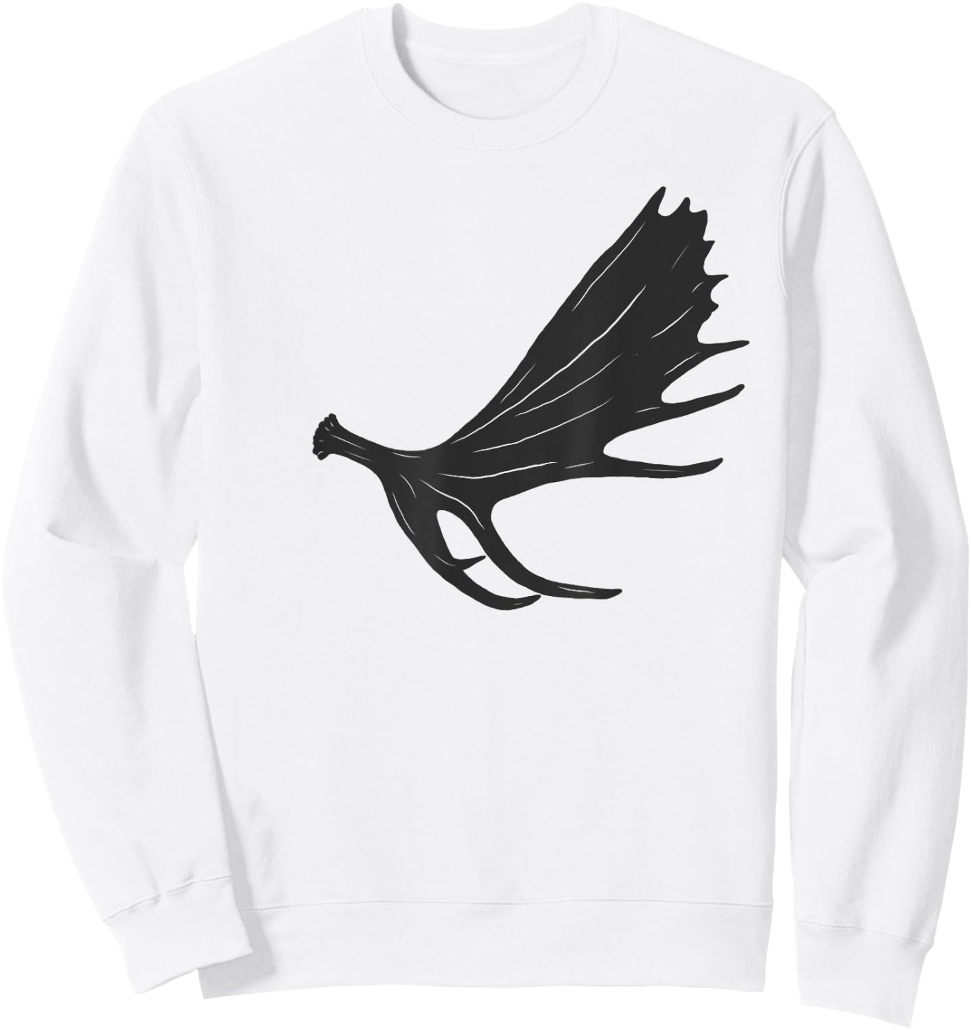 Moose Shed Antler ; Horn Hunter Moose Shirt Men Women Sweatshirt - Sweatshirt | White