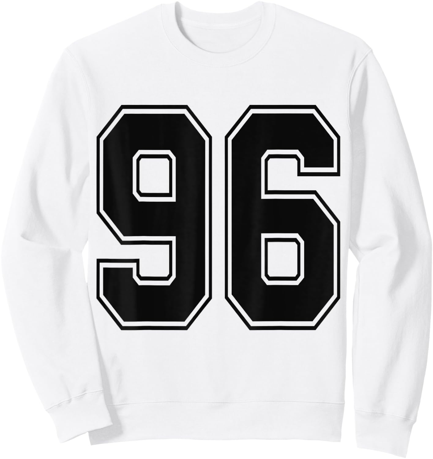 #96 Number 96 Sports. Jersey My Favorite Player #96 Sweatshirt - Sweatshirt | White