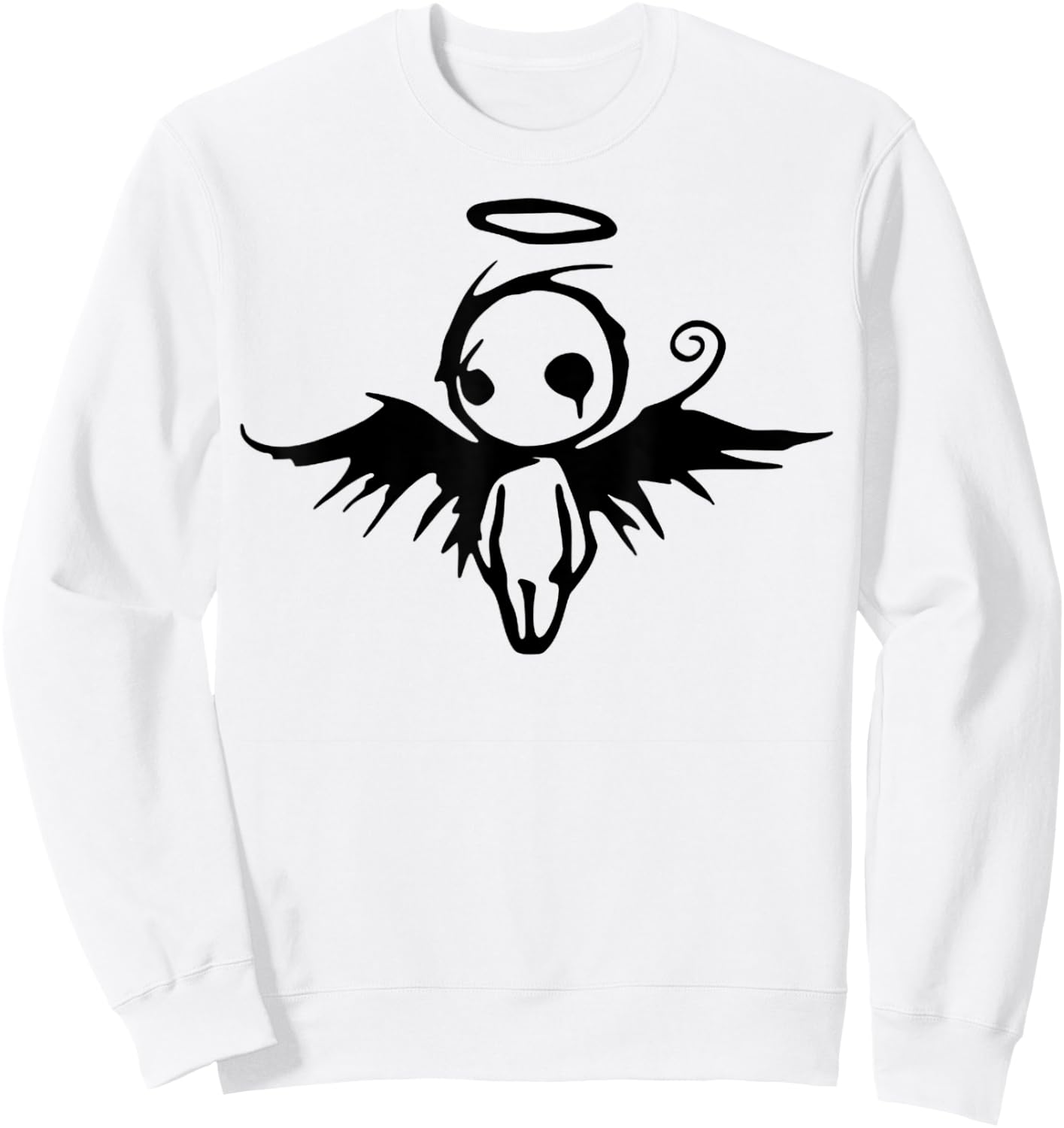 Cute Angel Vintage Couple Matching Halloween Party Costume Sweatshirt - Sweatshirt | White