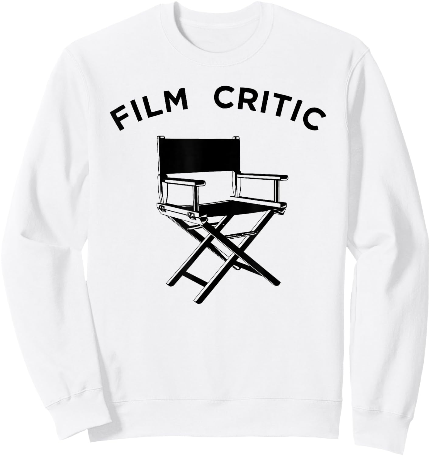 Fun Movie Critic , Cinema Film Reviewer Apparel Sweatshirt - Sweatshirt | White