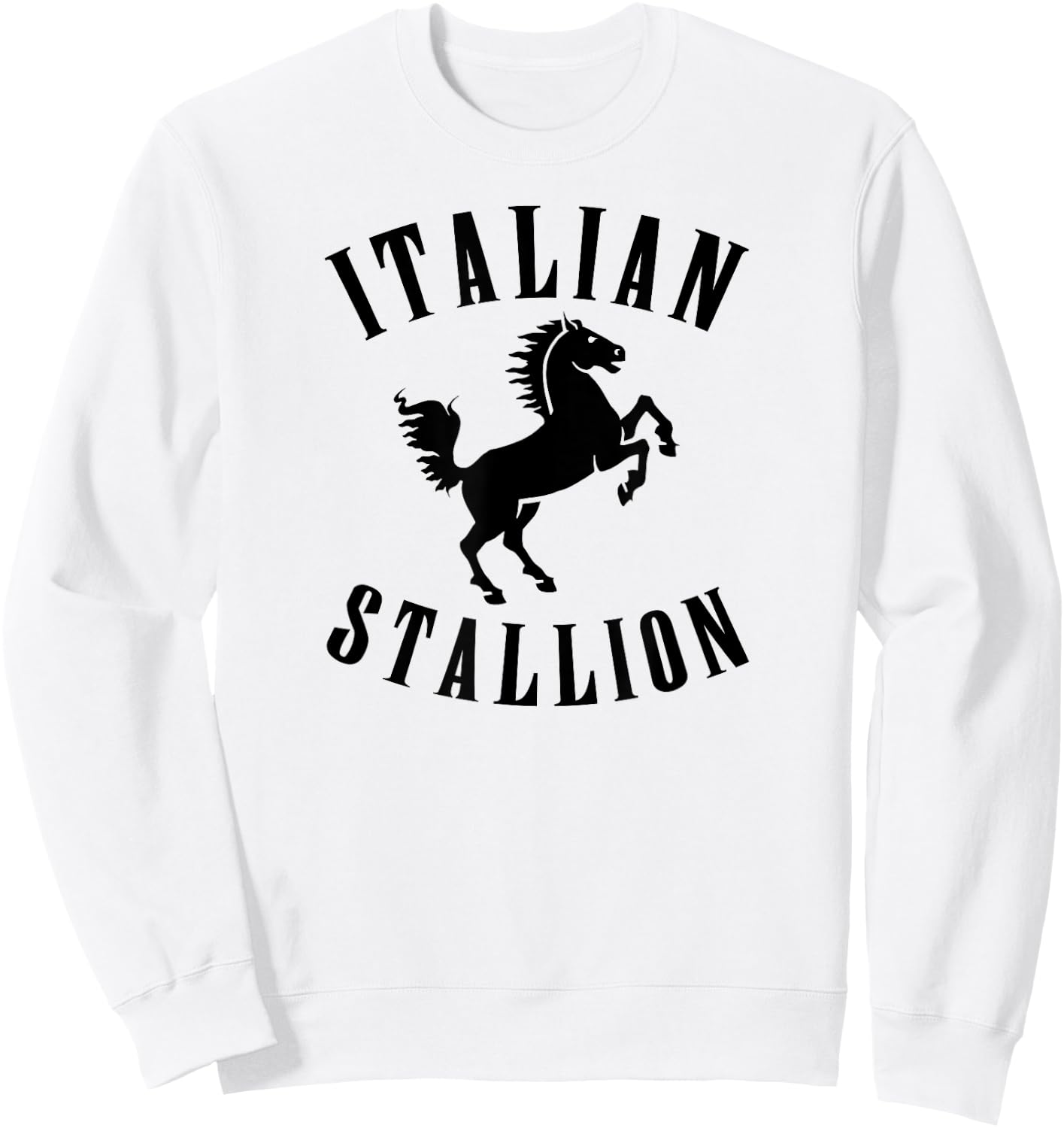 Italian Stallion Sweatshirt - Sweatshirt | White